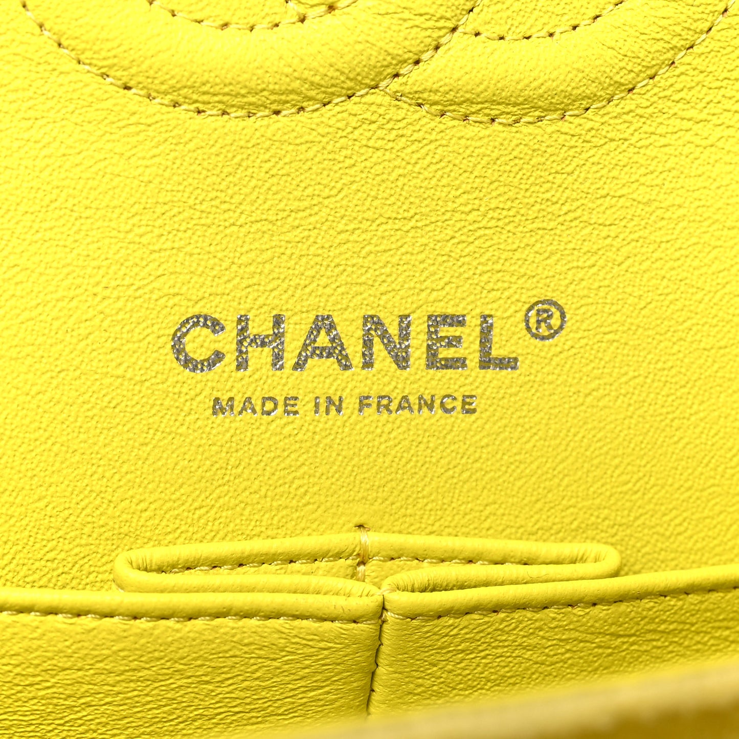 Velvet Quilted Medium Double Flap Yellow