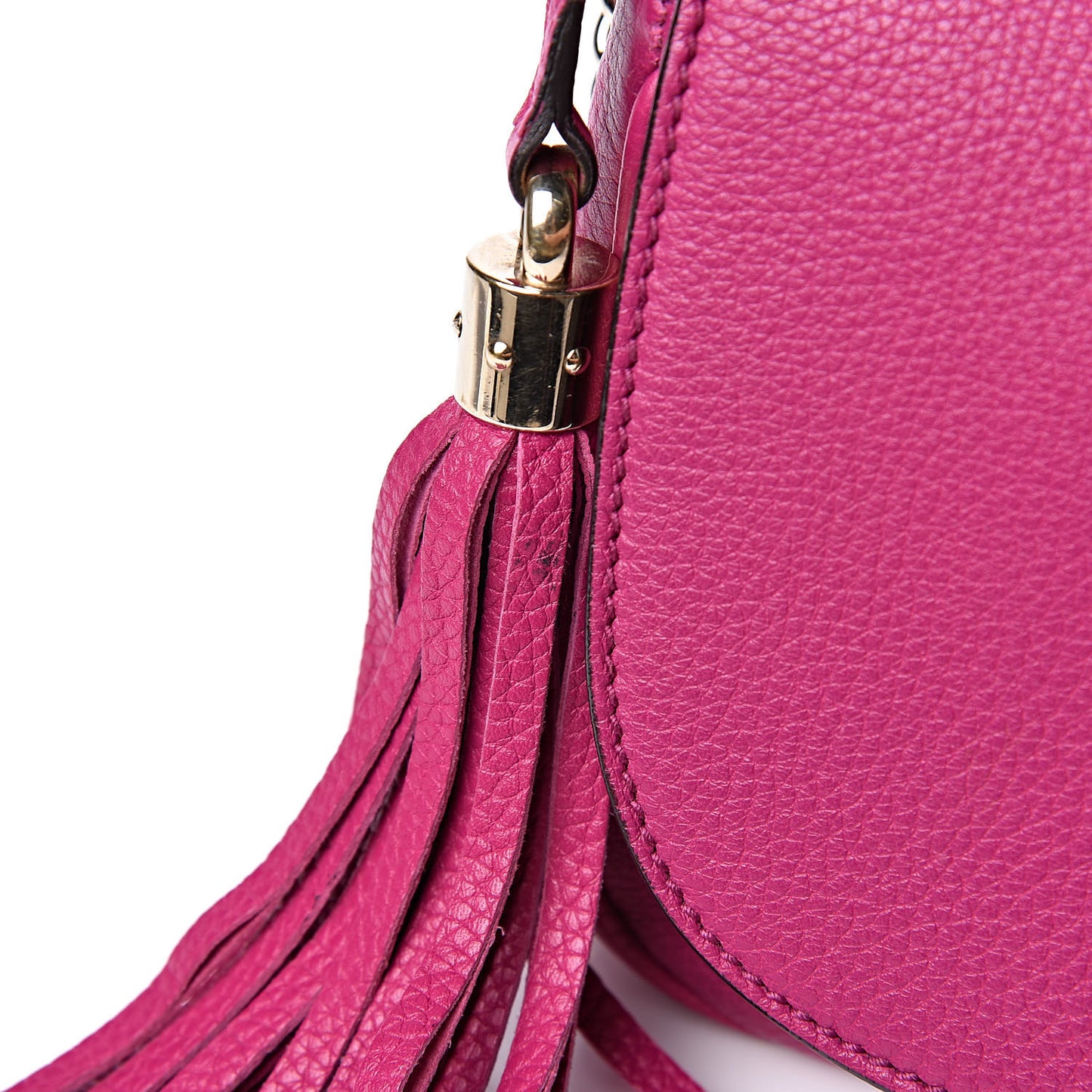 Cellarius Calfskin Medium Soho Flap Crossbody Bright Bouganville
