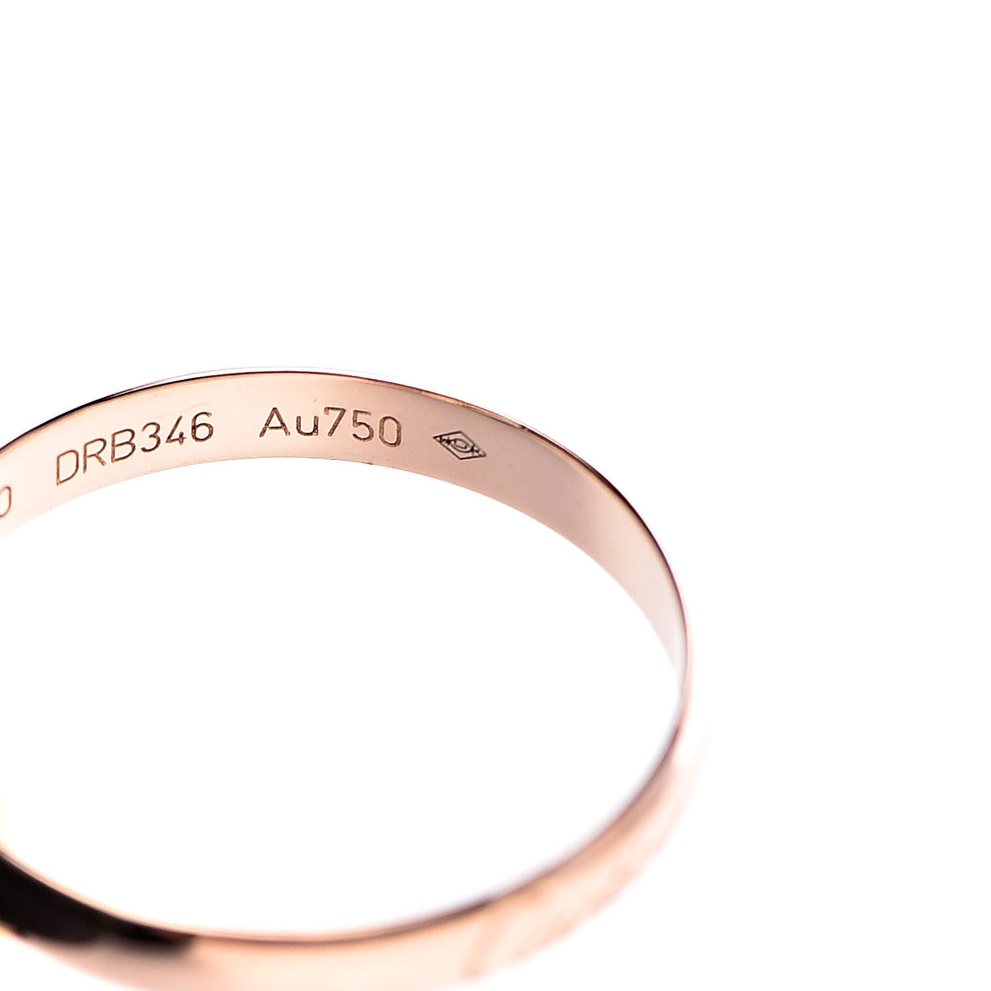 18K Pink Yellow White Gold Small Trinity Ring 50 5.25