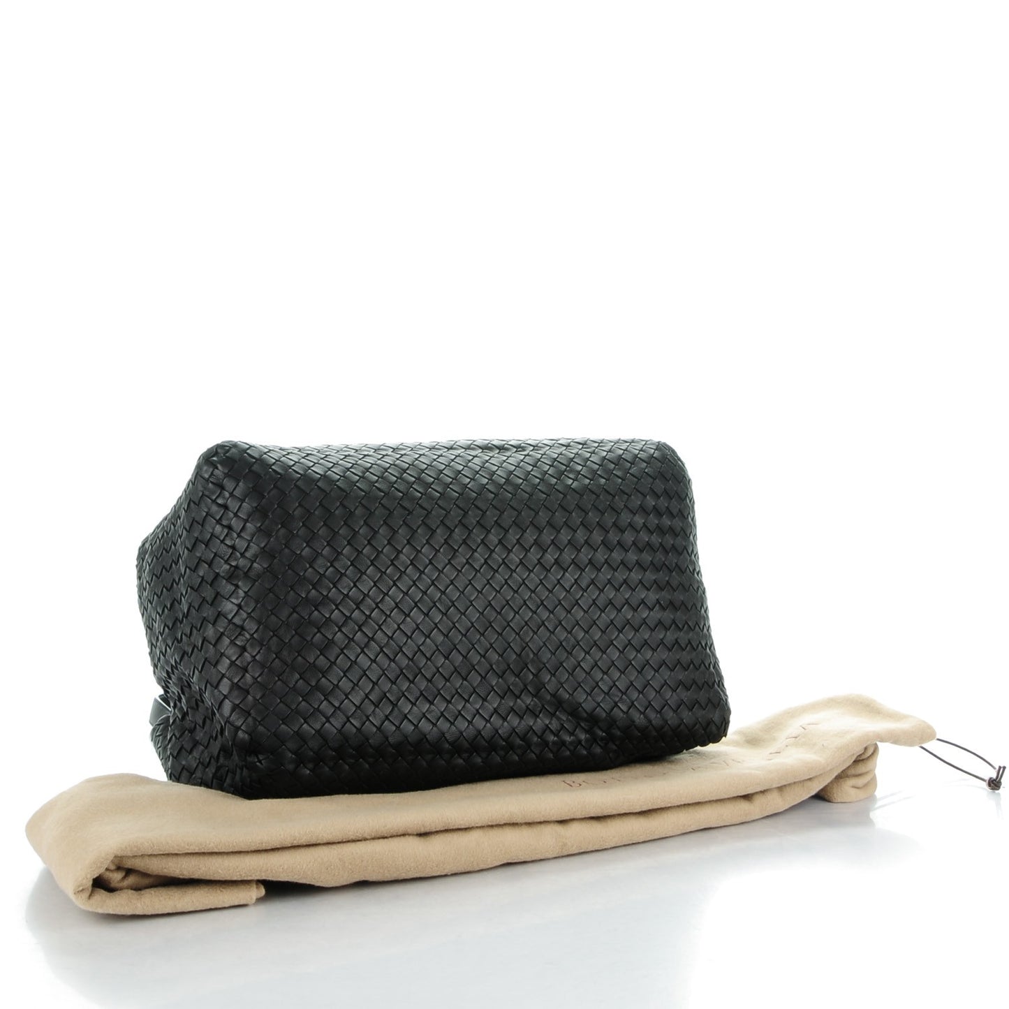 Nappa Intrecciato Large Seamless Tote Nero Black