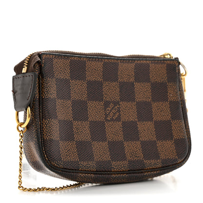 Louis Vuitton Damier Ebene Mini Pochette Accessories 3 of 10
