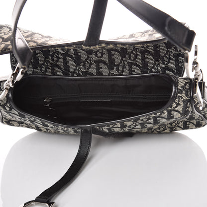 Christian Dior Monogram Double Saddle Bag Black 5 of 9