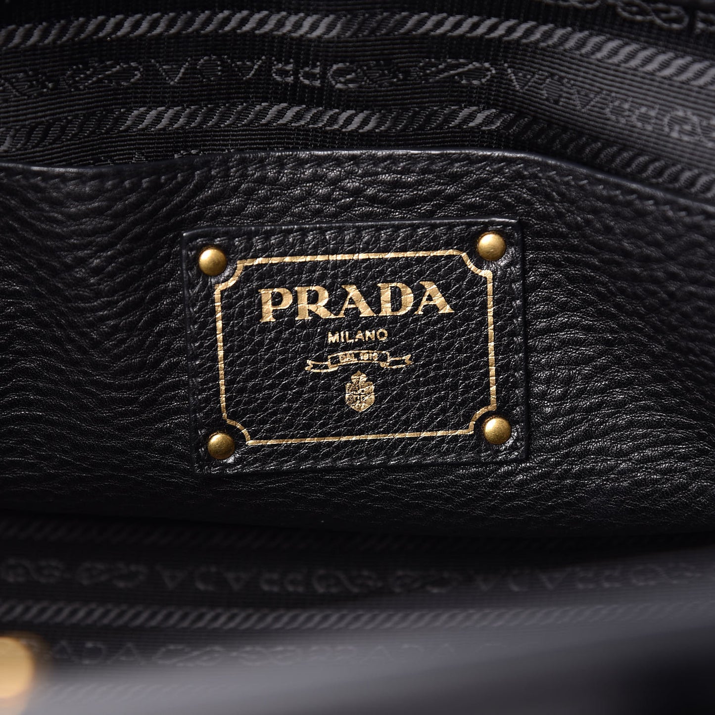 Vitello Phenix Shopping Tote Black