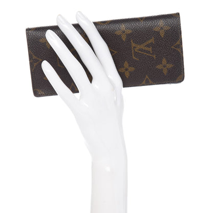 Louis Vuitton Monogram Etui a Lunettes Simple Eyeglass Case 2 of 12