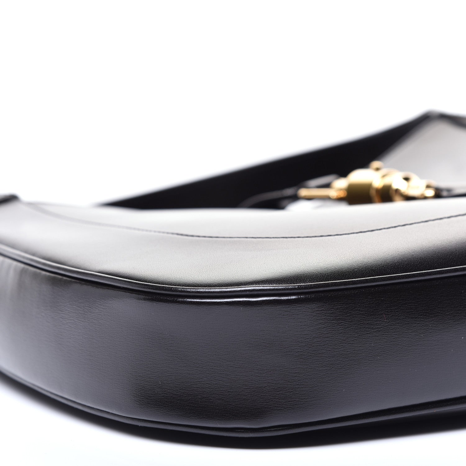 Gucci Boarded Dyana Lux Calfskin Medium Jackie 1961 Hobo Black 6 of 10