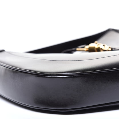 Gucci Boarded Dyana Lux Calfskin Medium Jackie 1961 Hobo Black 6 of 10