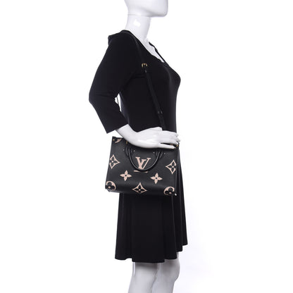 Louis Vuitton Empreinte Monogram Giant Onthego PM Black Beige 2 of 11