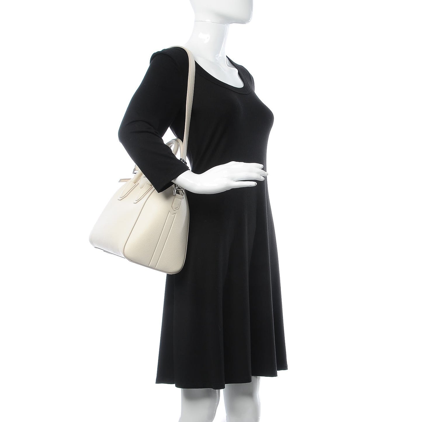 Sugar Goatskin Small Antigona Off White