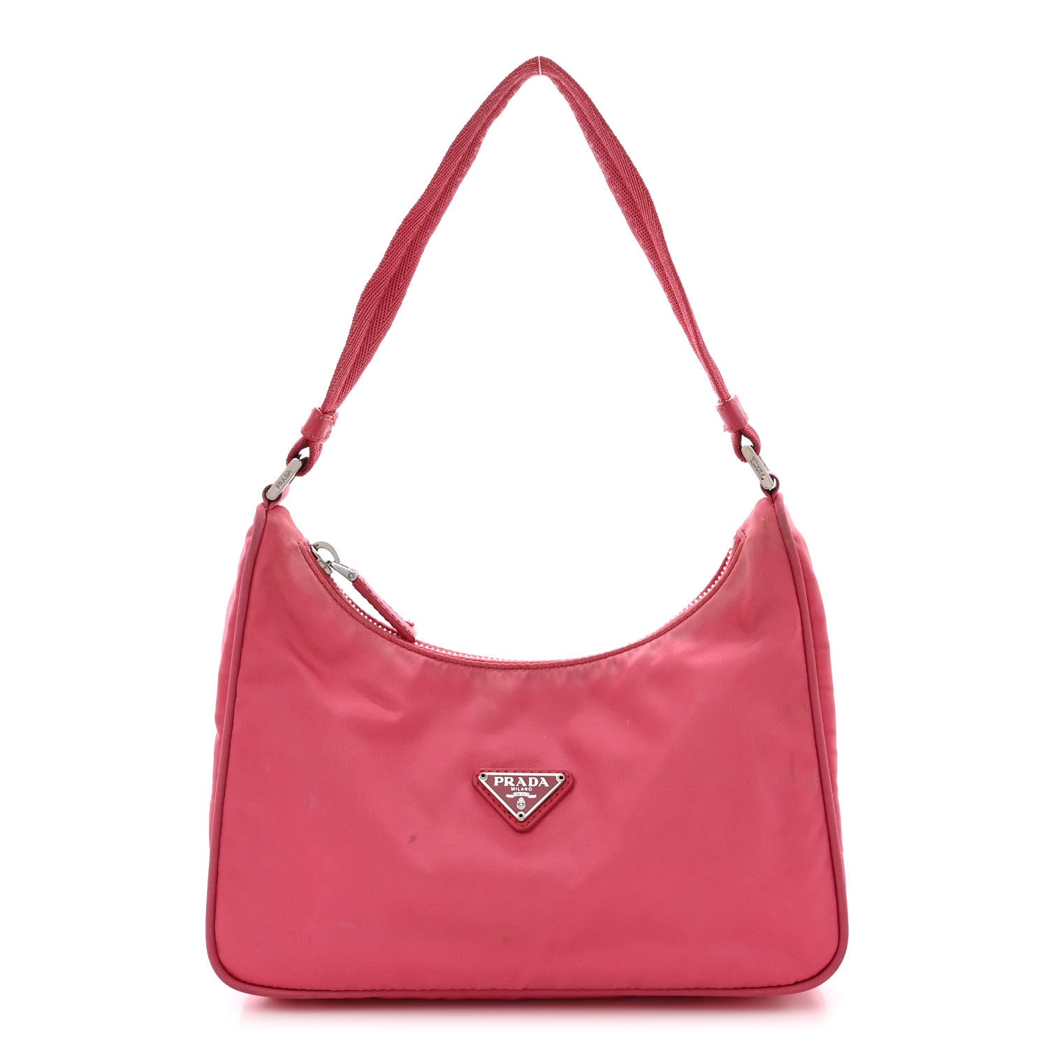 Prada Tessuto Nylon Sport Shoulder Bag Begonia 1 of 14