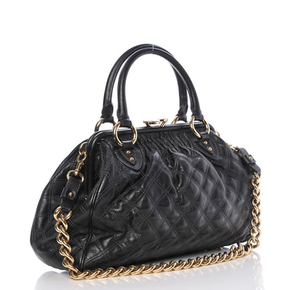 Marc Jacobs Calfskin Quilted Stam Black 3 of 7