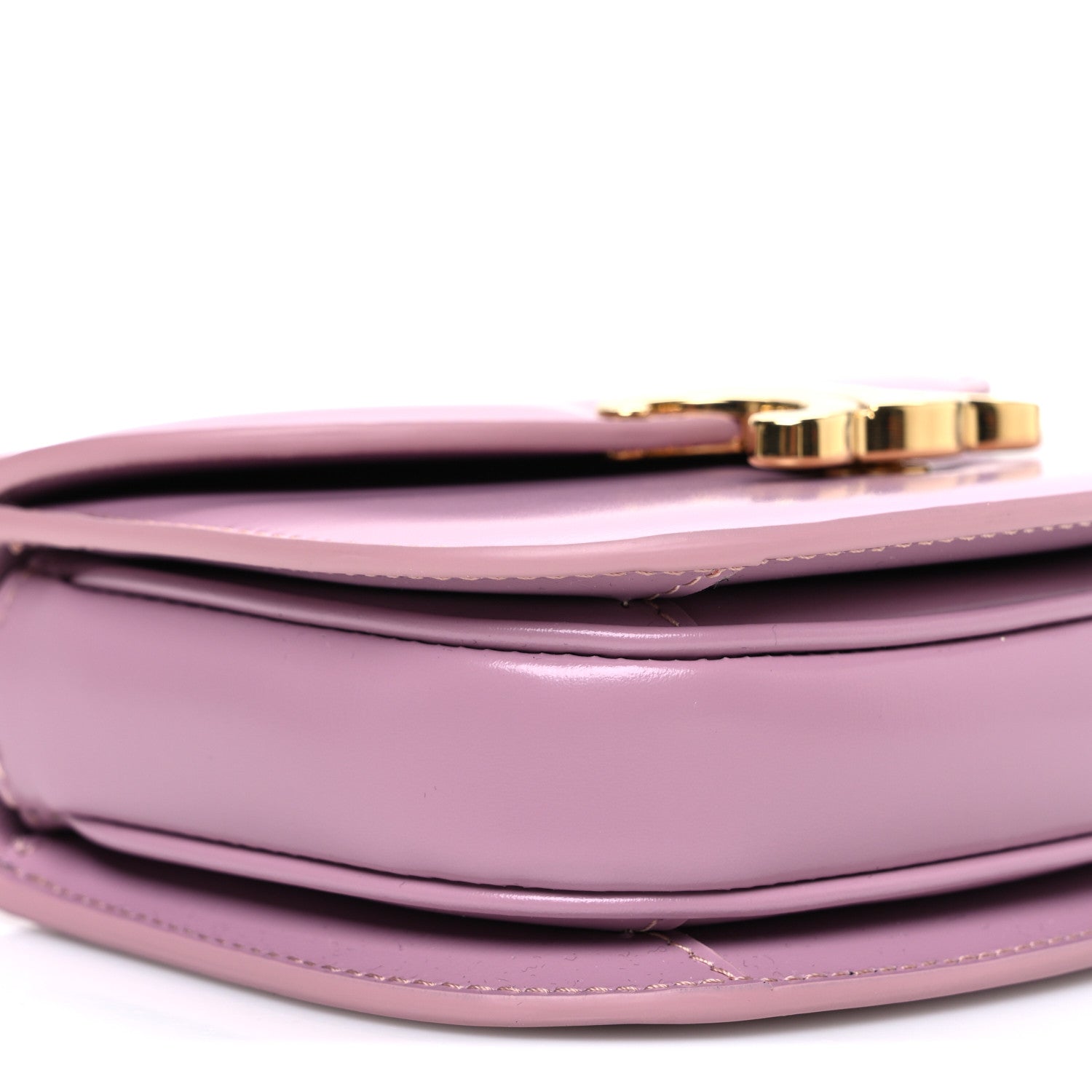 Celine Shiny Calfskin Triomphe Mini Besace Clea Pastel Pink 10 of 12
