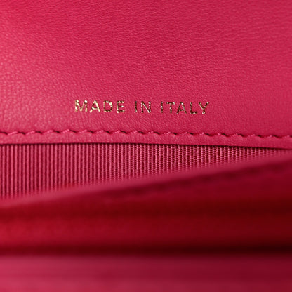 Chanel Lambskin Quilted Large Flap Wallet Pink 7 of 11