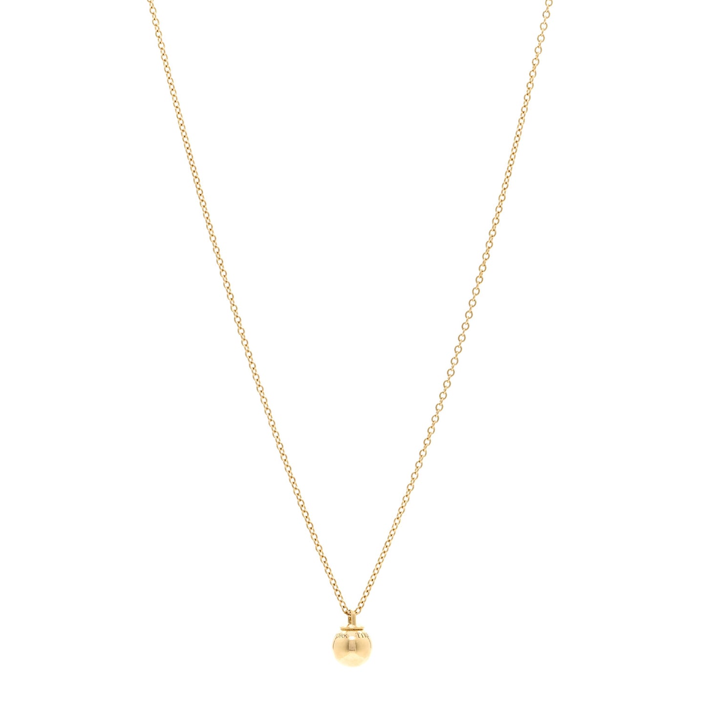 18K Yellow Gold 8mm HardWear Ball Pendant Necklace