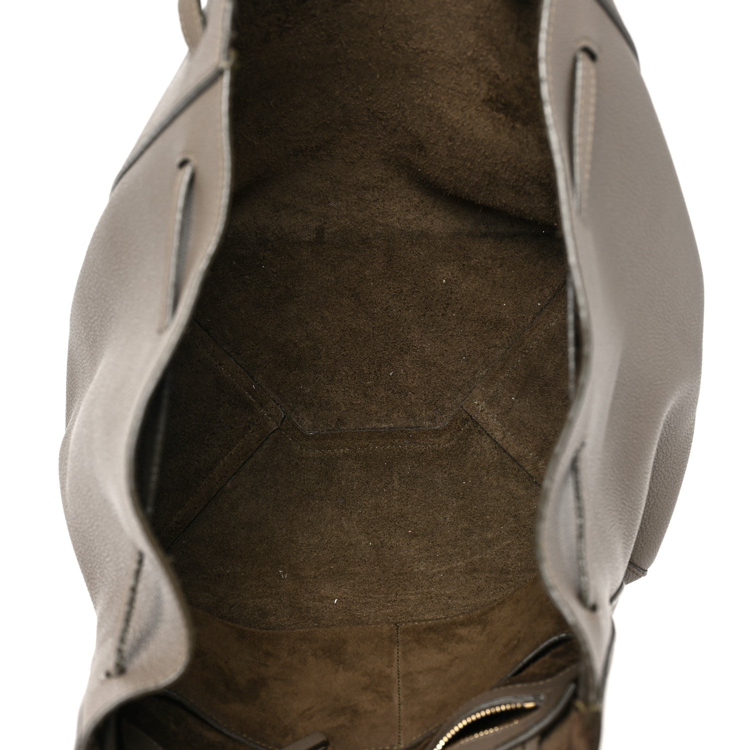 Celine Soft Grained Calfskin Medium Belt Cabas Phantom Taupe 5 of 8