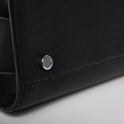 Saint Laurent Grained Calfskin Small Sac De Jour Black 10 of 12