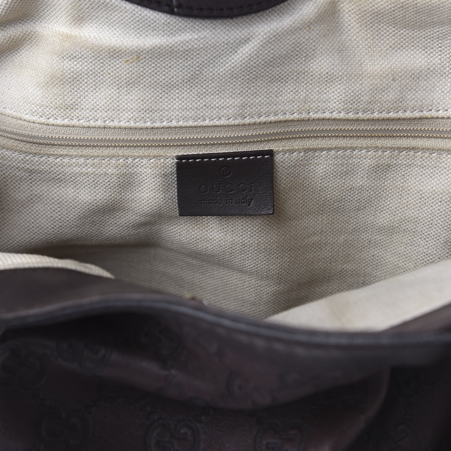 Gucci Guccissima Medium Sukey Tote Chocolate 5 of 11