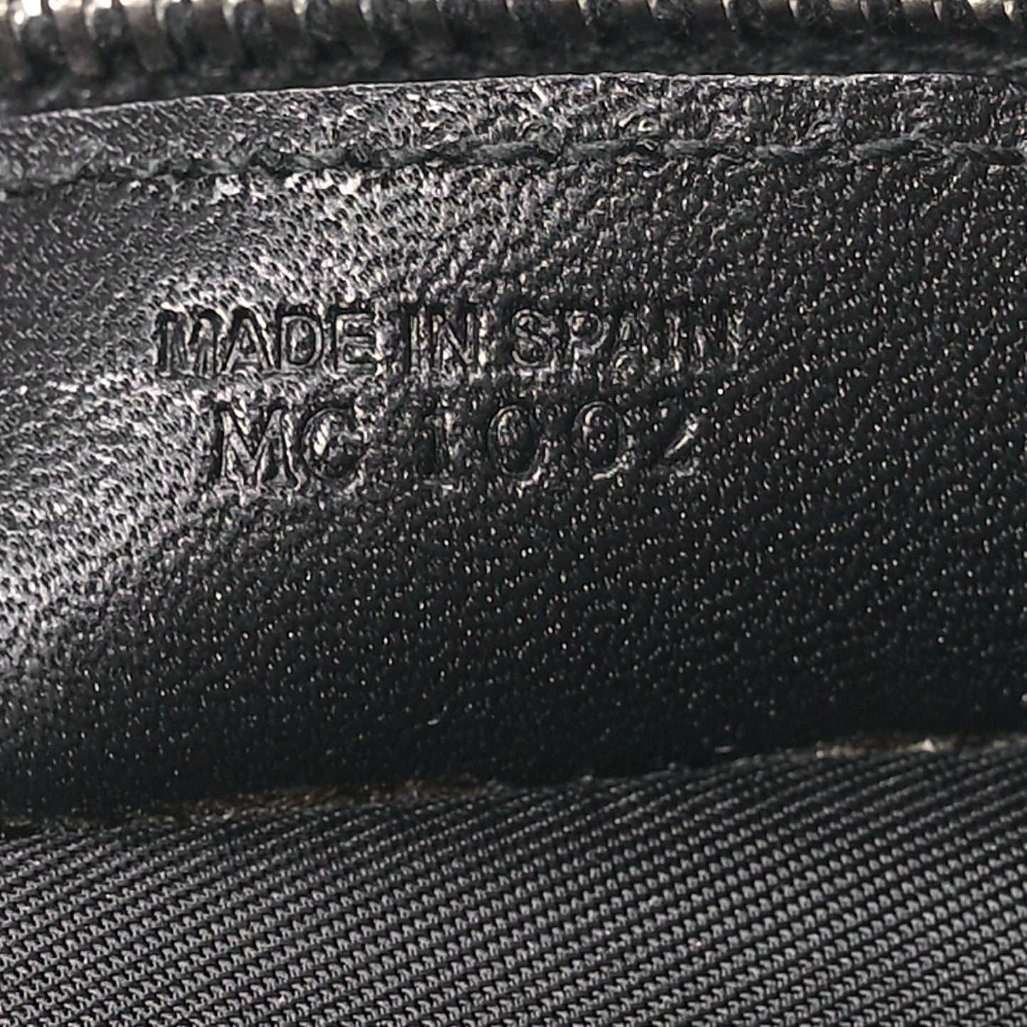 Monogram Mini Saddle Pochette Black