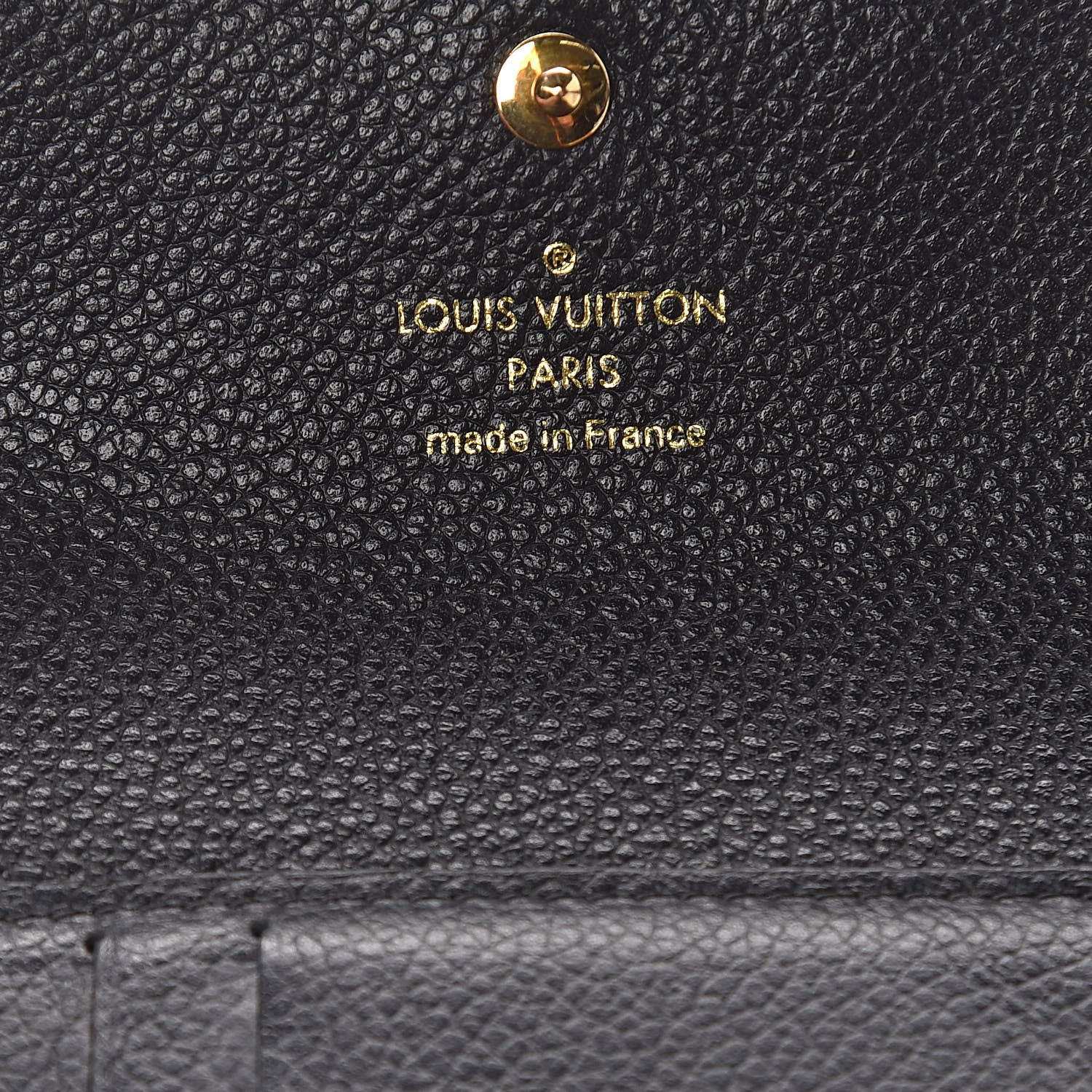 Louis Vuitton Empreinte Pont-Neuf Compact Wallet Black 6 of 9