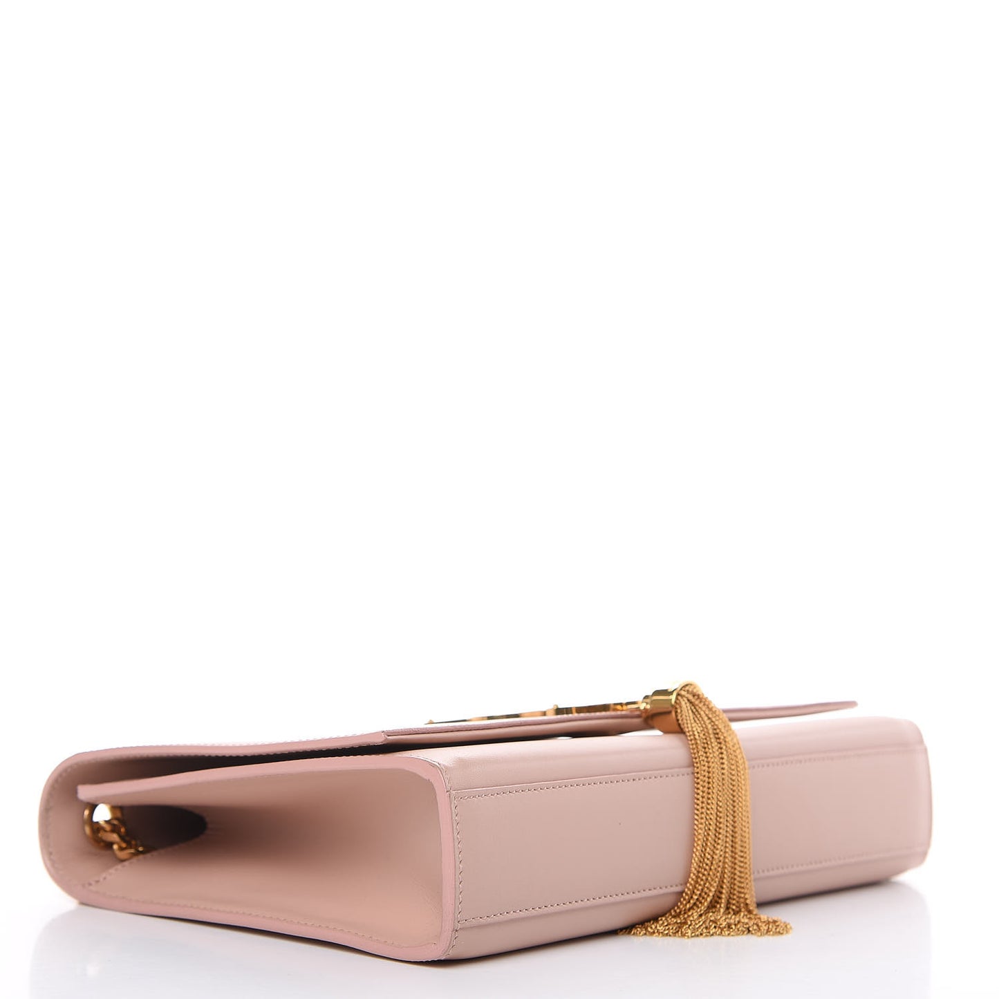 Smooth Calfskin Medium Classic Monogram Kate Tassel Satchel Pink