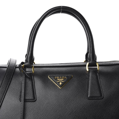 Prada Saffiano Lux Bowler Black 10 of 10