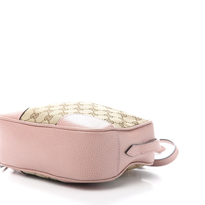 Gucci Monogram Mini Bree Messenger Bag Beige Soft Pink 10 of 11