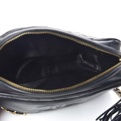 Chanel Lambskin Quilted Tassel Camera Case Black 5 of 10