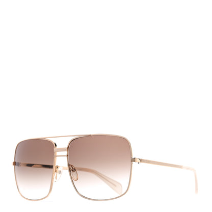 Celine Metal Sunglasses CL 41808/S Gold 1 of 6