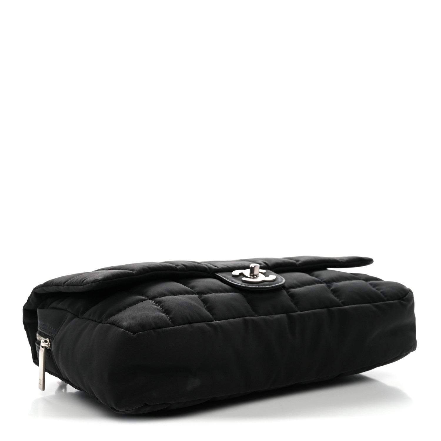 Chanel Nylon Square Quilted Flap Black 4 of 11