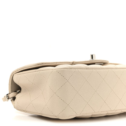 Chanel Caviar Quilted Mini Rectangular Flap Light Beige 10 of 11