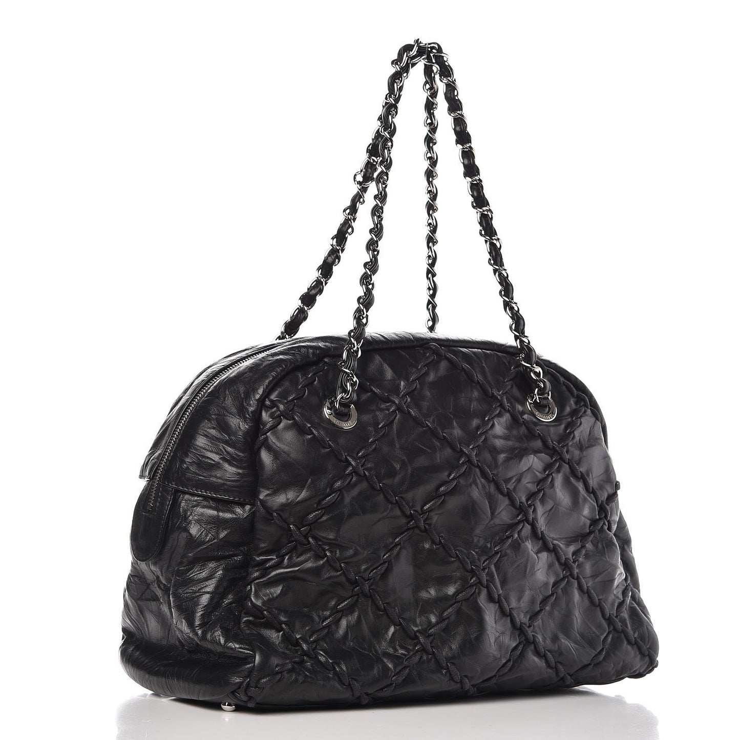 Calfskin Ultra Stitch Bowler Black