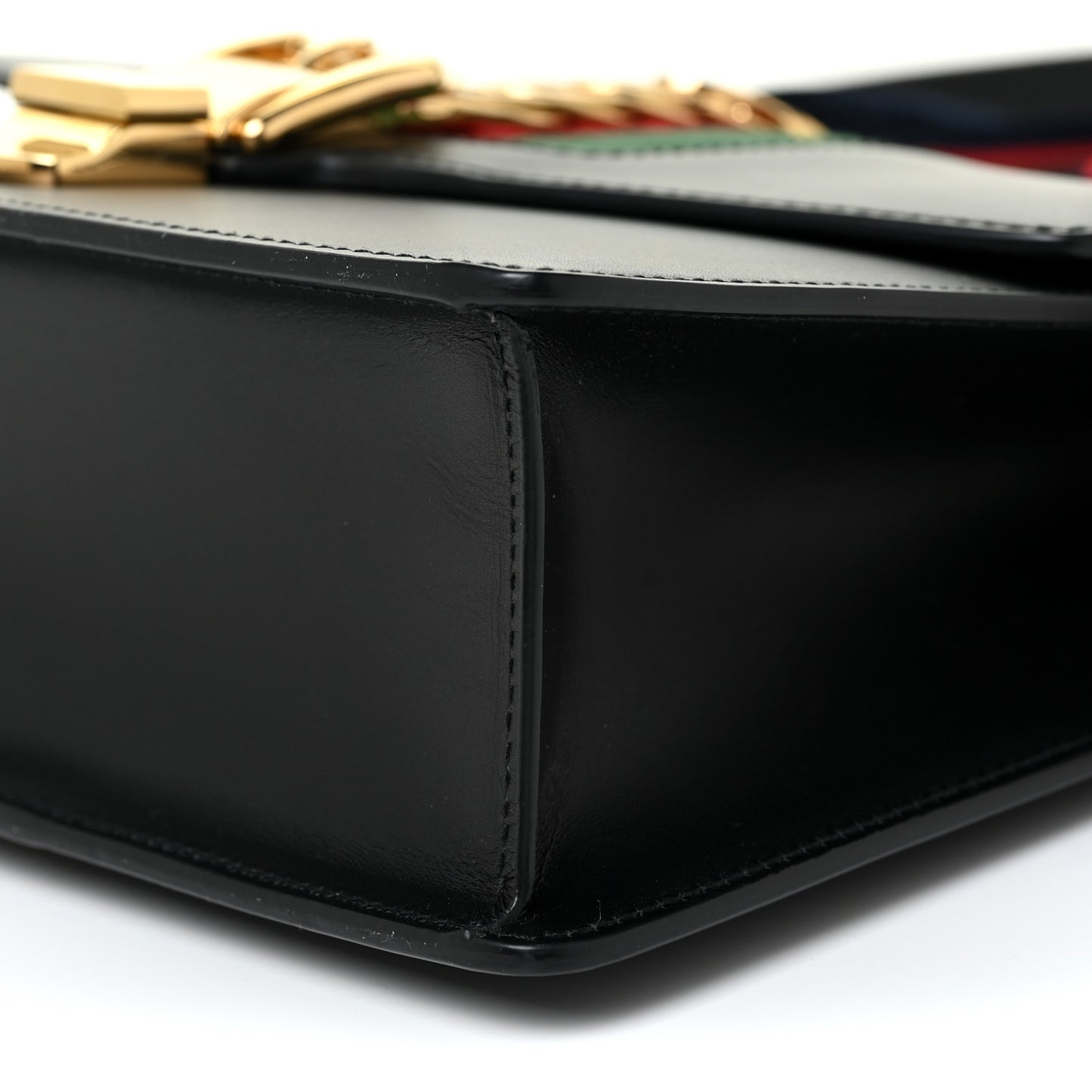 Calfskin Small Sylvie Shoulder Bag Black