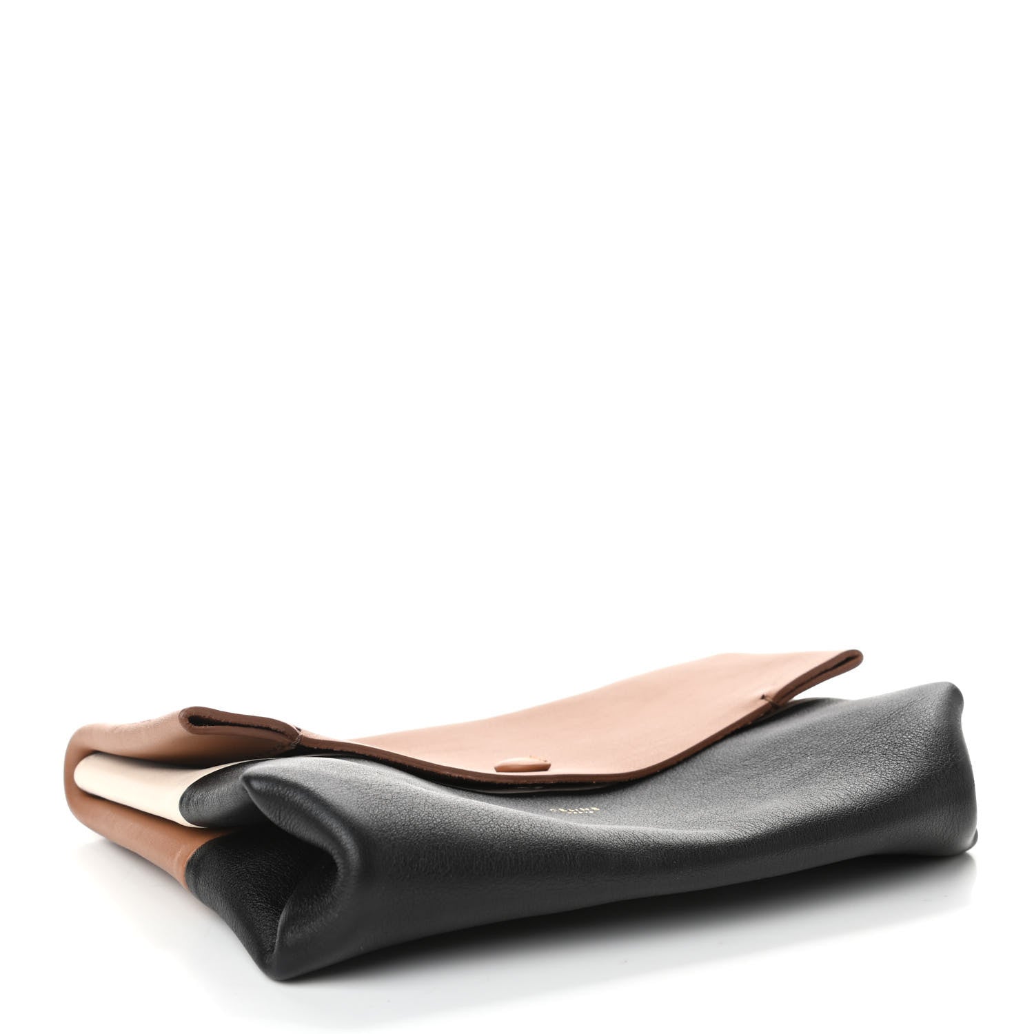 Celine Calfskin All Soft Pouch Tan 3 of 5