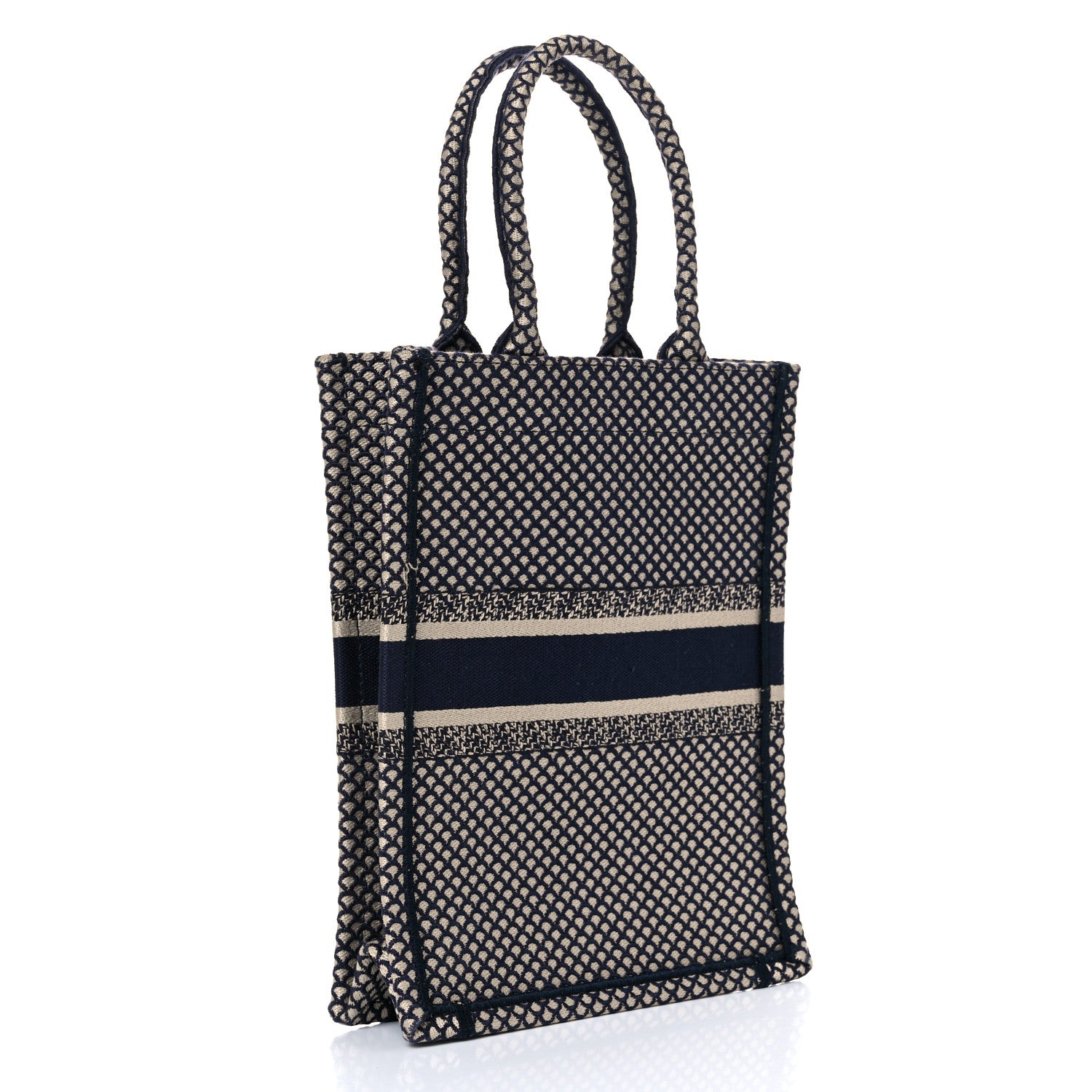 Christian Dior Embroidered La Lune Tarot Vertical Book Tote Blue 3 of 11