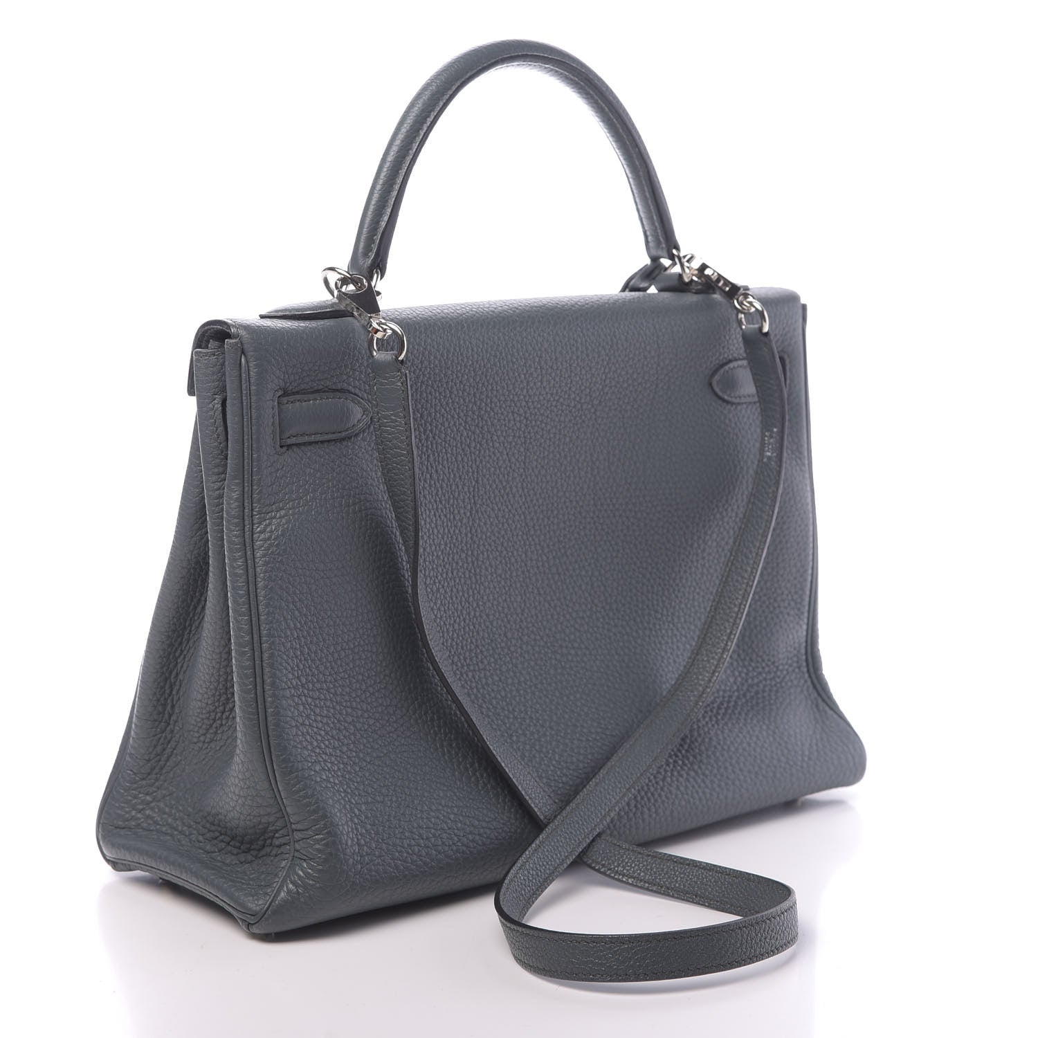 Hermes Togo Kelly Retourne 32 Bleu Orage 3 of 14