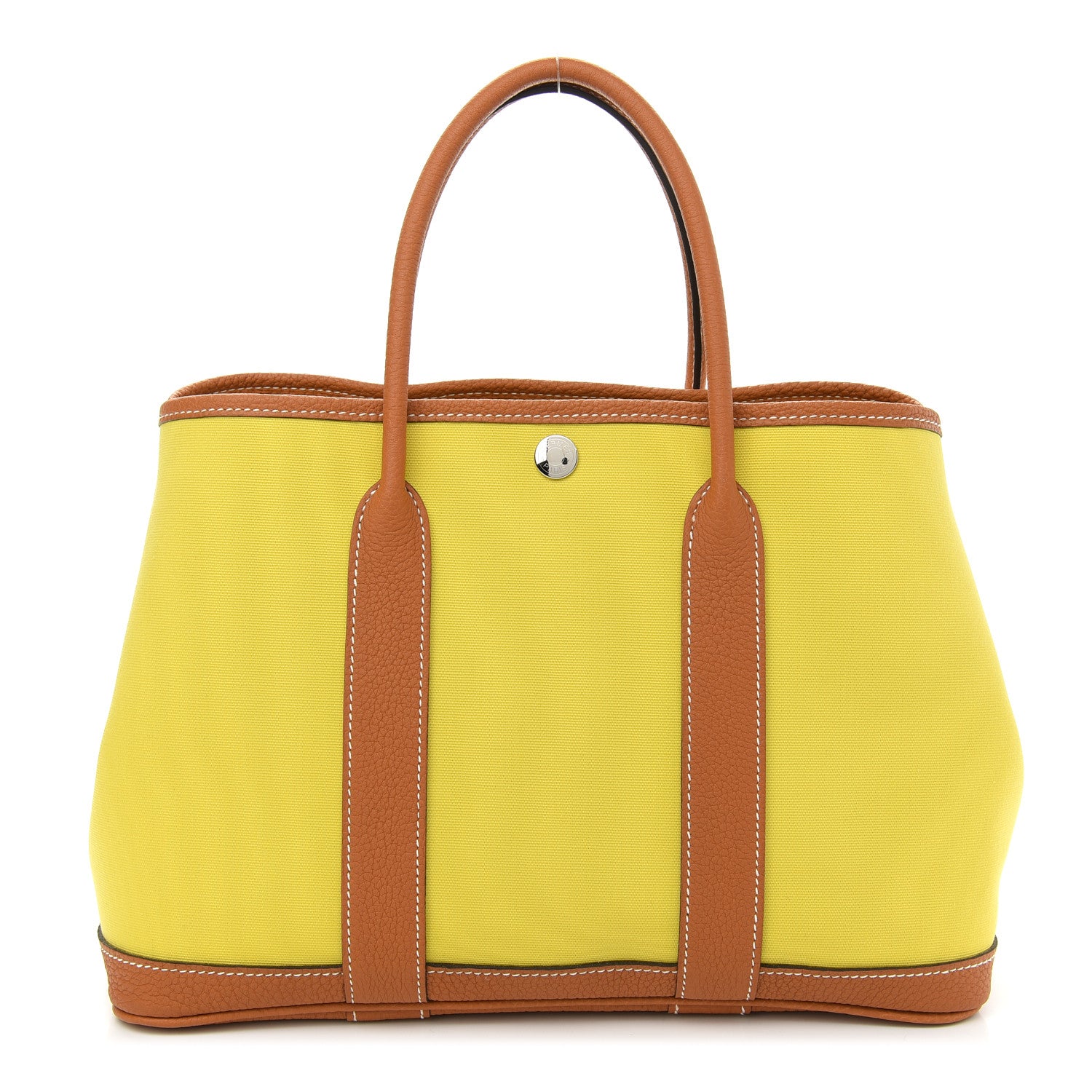 Hermes Toile Officier Negonda Garden Party 30 TPM Lime Toffee 1 of 16