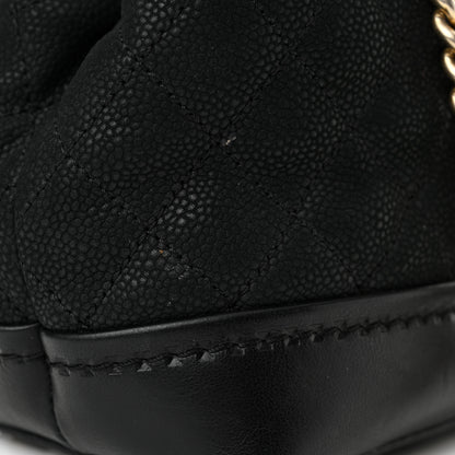 Chanel Iridescent Grained Calfskin Medium Globe Trotter Flap Black 12 of 15