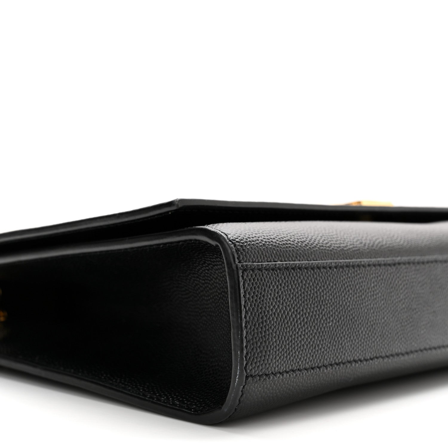 Saint Laurent Grain De Poudre Medium Classic Monogram Kate Satchel Black 9 of 10