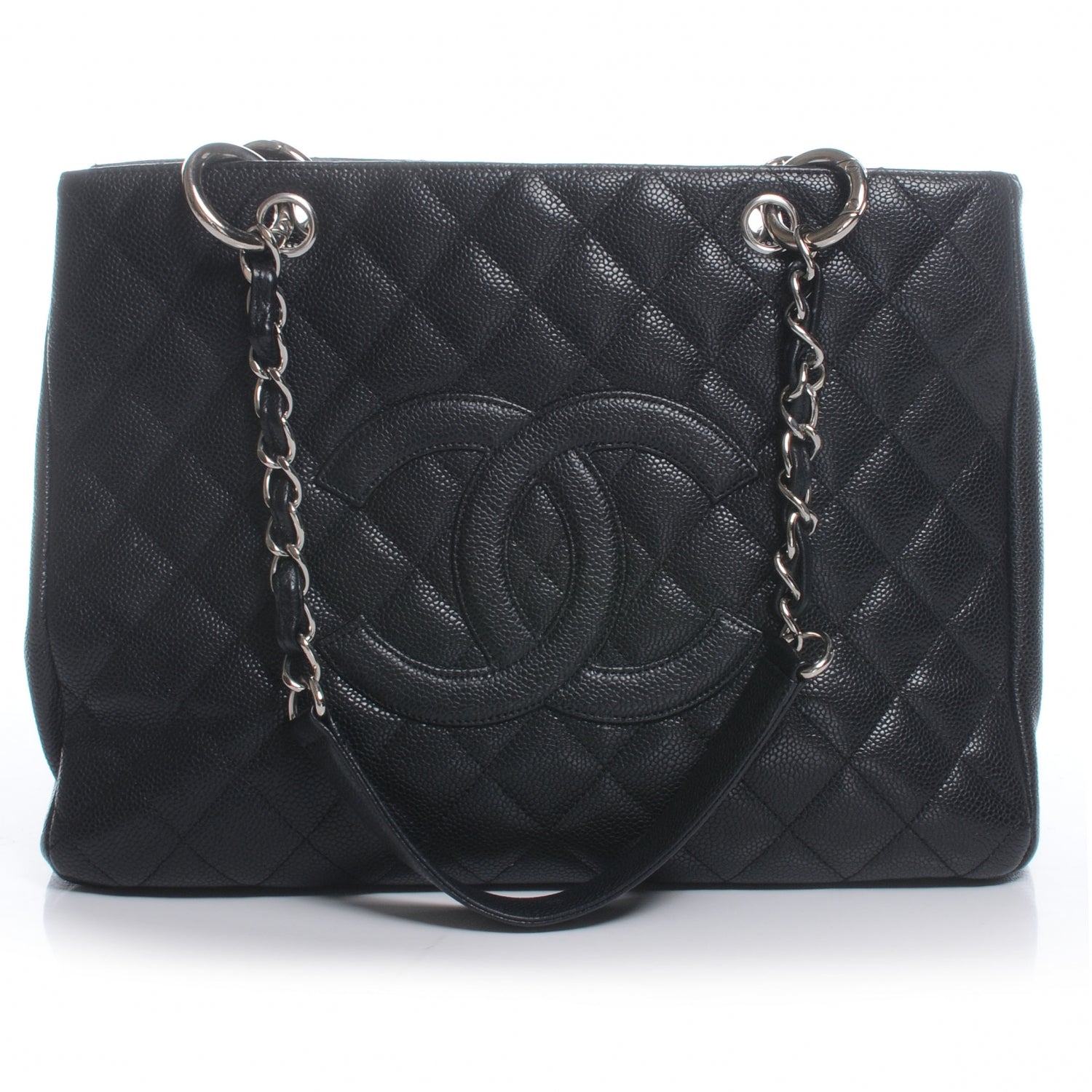 Chanel Caviar Grand Shopping Tote GST Black 1 of 9