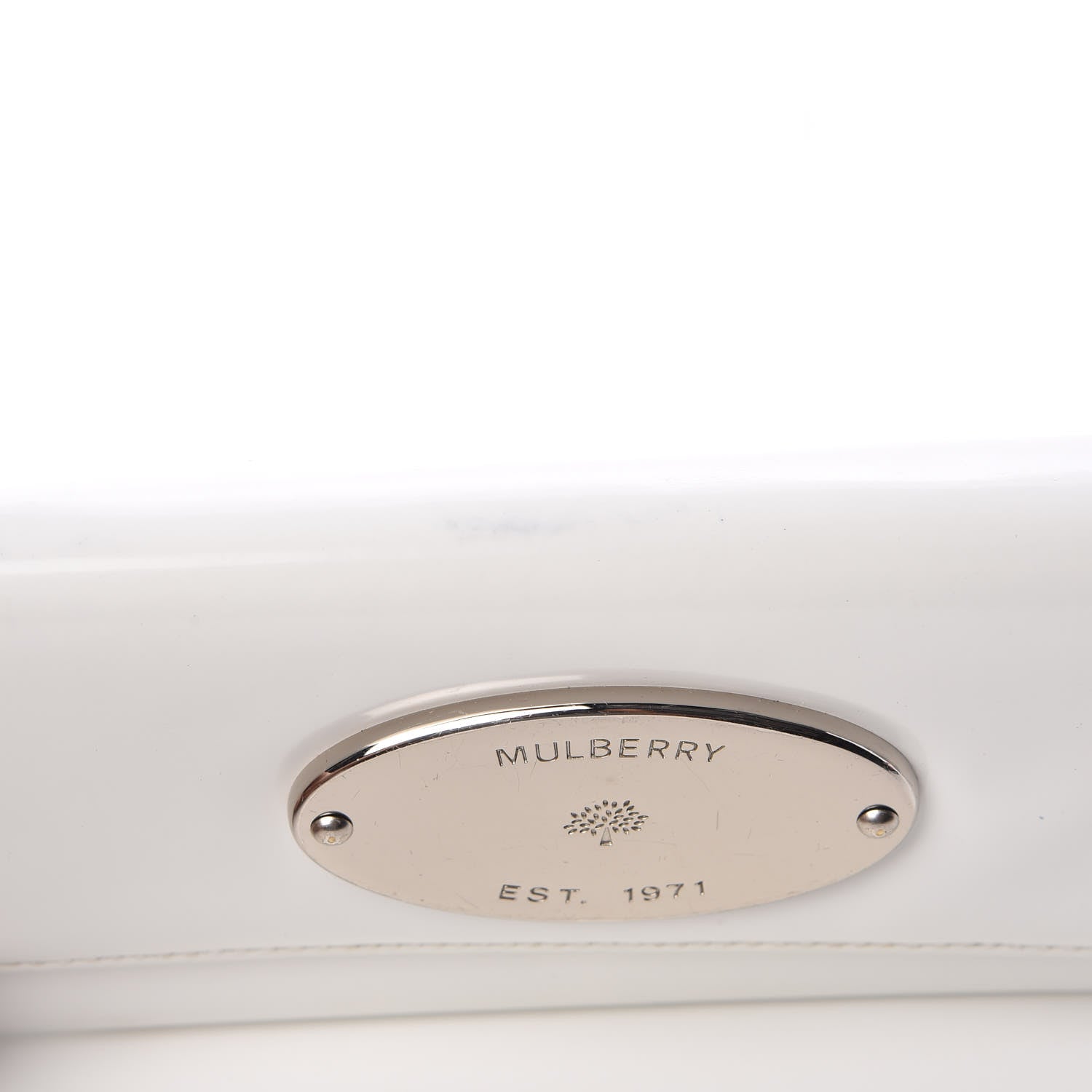 Mulberry Patent Continental Wallet White 7 of 11