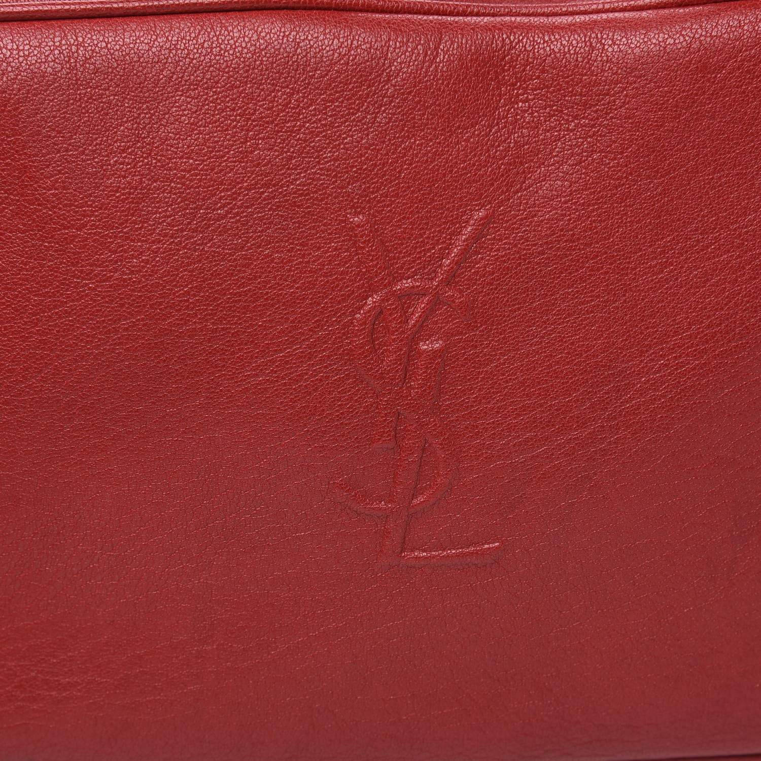 Saint Laurent Calfskin Monogram Small Lou Camera Bag Red 11 of 16