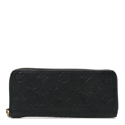 Louis Vuitton Empreinte Clemence Wallet Black 1 of 7