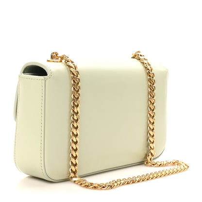 Celine Shiny Calfskin Triomphe Chain Shoulder Bag Jade 3 of 9