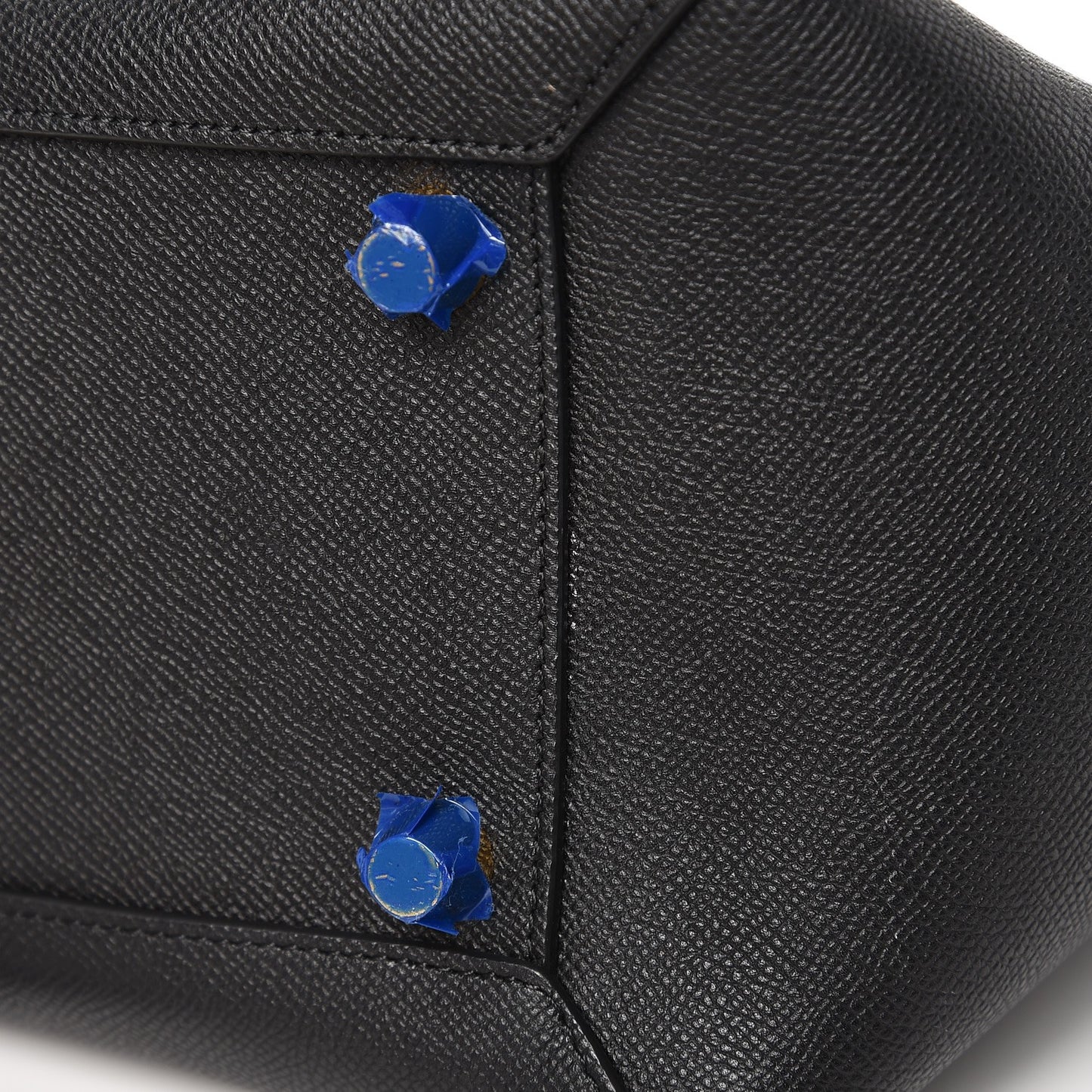 Grained Calfskin Mini Belt Bag Black
