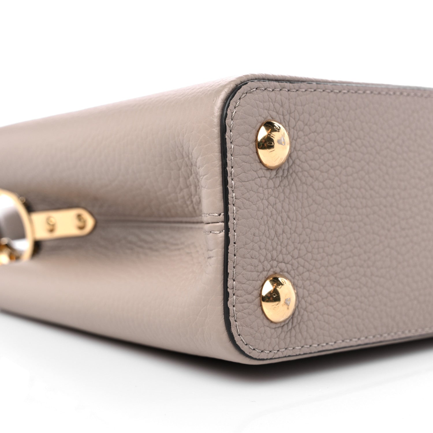Louis Vuitton Taurillon Capucines BB Galet 7 of 8