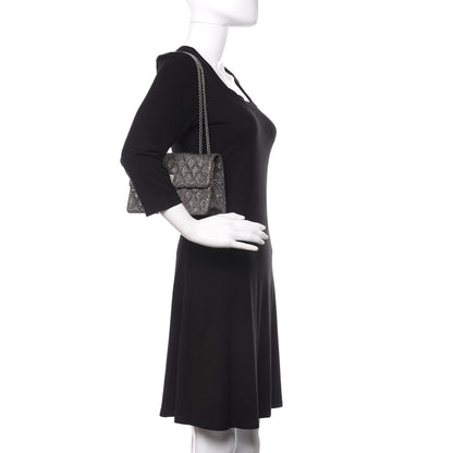 Chanel Crystal Quilted Mademoiselle Reissue 2.55 Flap Dark Silver 2 of 10