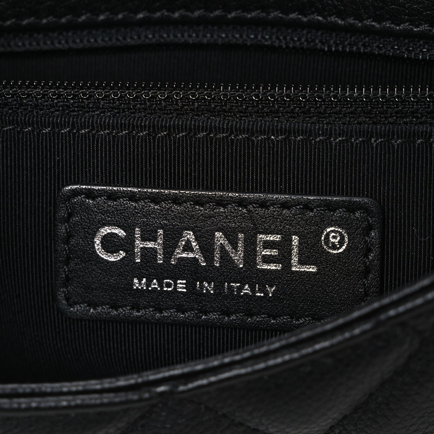 Chanel Calfskin Quilted Casual Pocket Messenger Flap Black 6 of 11