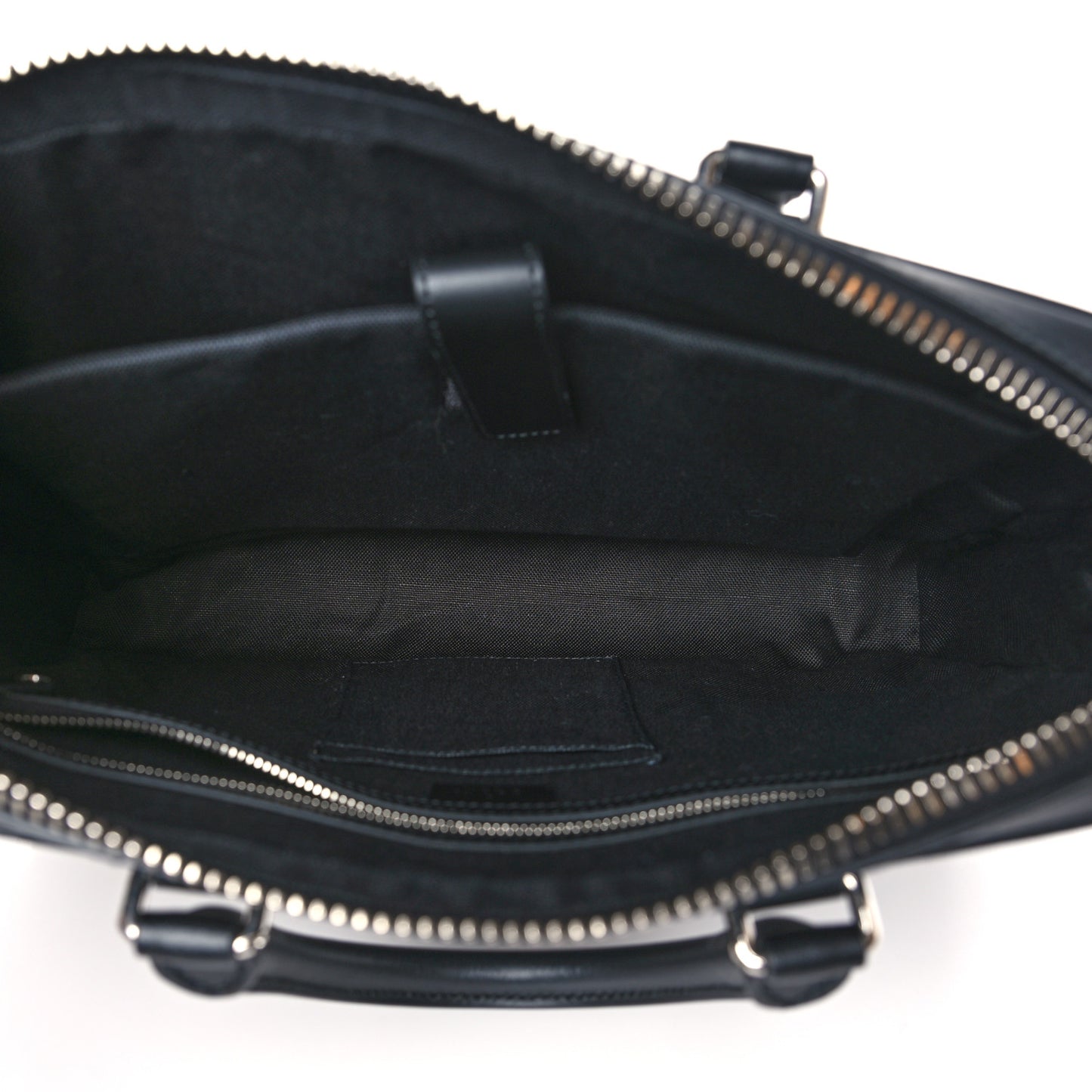 GG Supreme Monogram Appia Calfskin Web Briefcase Black