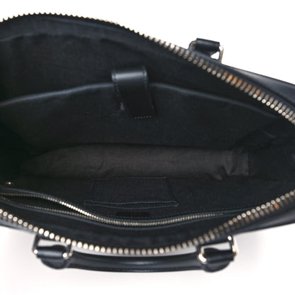 Gucci GG Supreme Monogram Appia Calfskin Web Briefcase Black 5 of 9