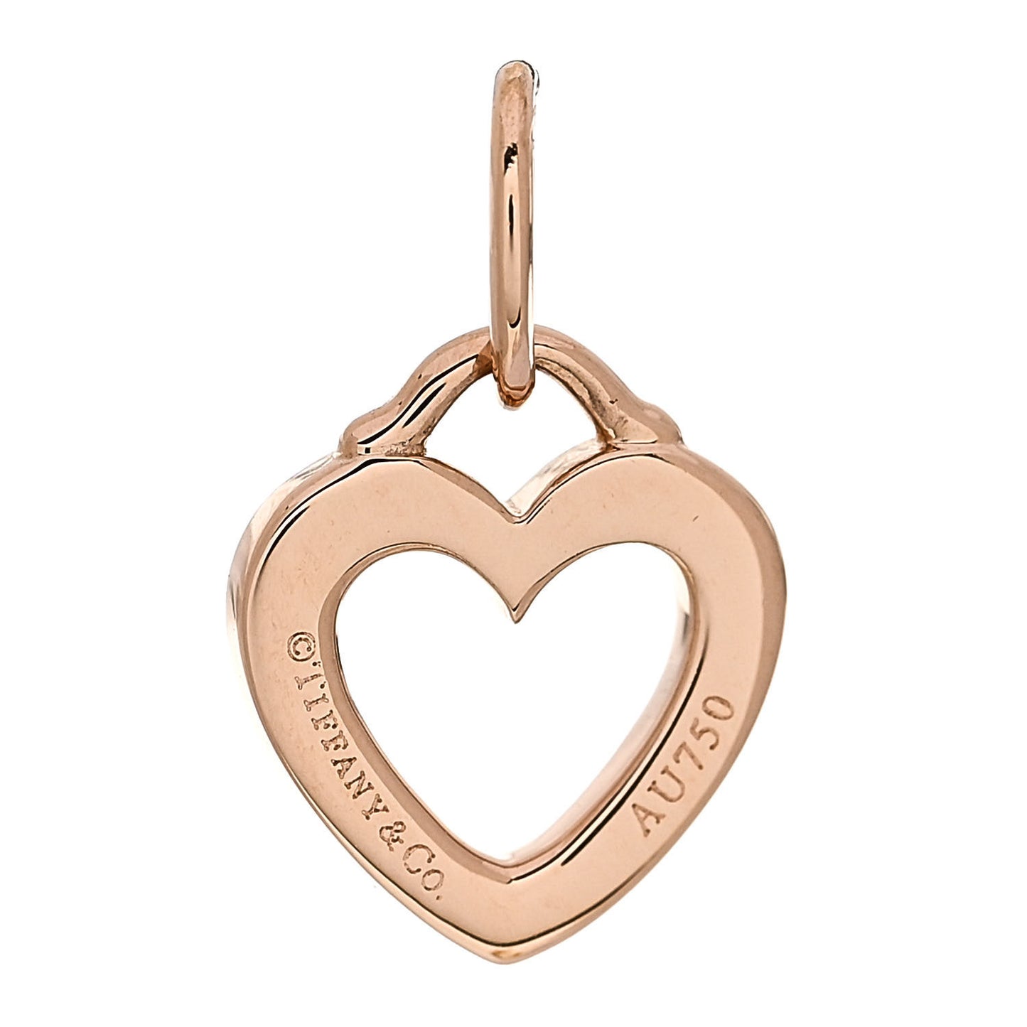 18K Rose Diamond Sentimental Heart Charm
