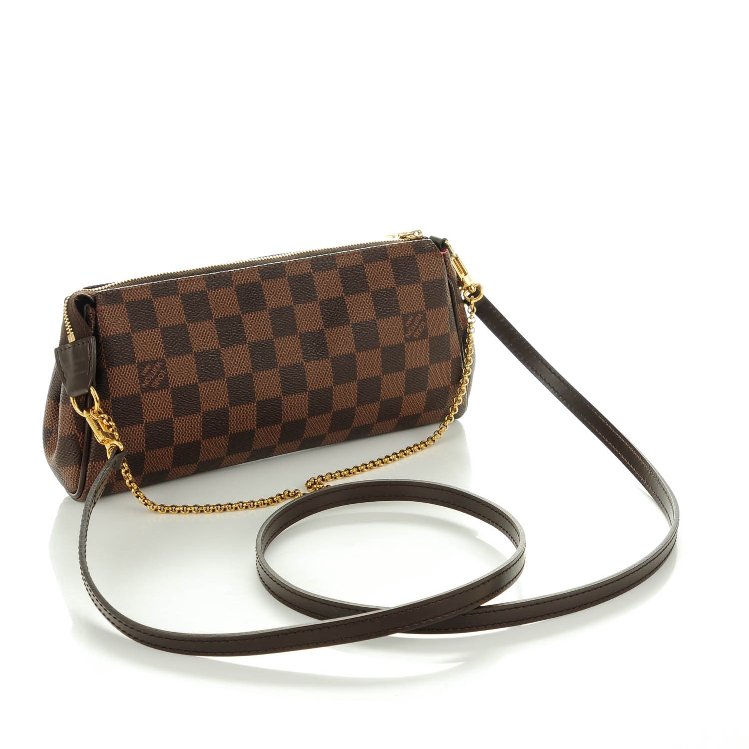 Louis Vuitton Damier Ebene Eva Clutch 3 of 7